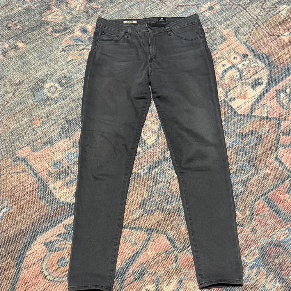 AG Adriano Goldschmied Women's Skinny Jeans in Dark Gray